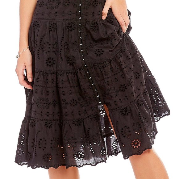Chelsea & Violet Black Eyelet Lace Sundress - Picture 3 of 5